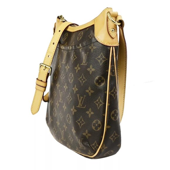 LOUIS VUITTON Odeon PM Shoulder Bag Monogram Leather Brown Spain M56390 76SJ503 - Picture 2 of 14